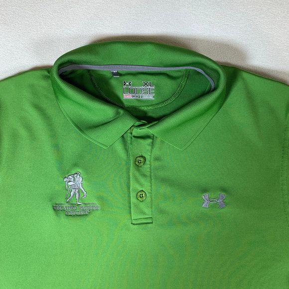 Under armour wounded warrior project golf polo shirt performance XL - Picture 3 of 8